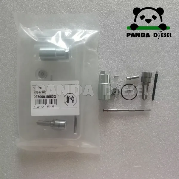 denso common rail injector repair kits 095000-5550 for hyundai mighty county 33800-45700 hd78 injector nozzle dlla150p866 093400-8660 valve plate #04