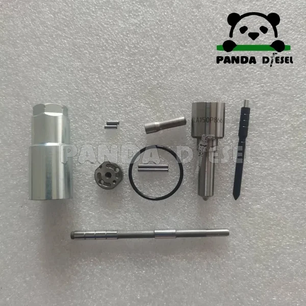 denso common rail injector repair kits 095000-5550 for hyundai mighty county 33800-45700 hd78 injector nozzle dlla150p866 093400-8660 valve plate #04