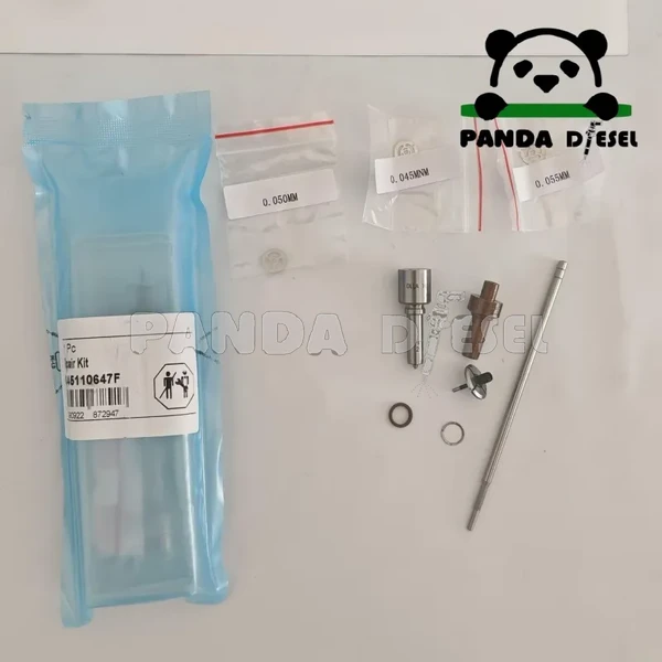 cr injector 0445110647 overhaul repair kit for 0445110646 0445110368 0445110369 vw amarok 2 0 caddy golf 03l130277j 0986435167 nozzle dlla162p2160 control valve f00vc01502