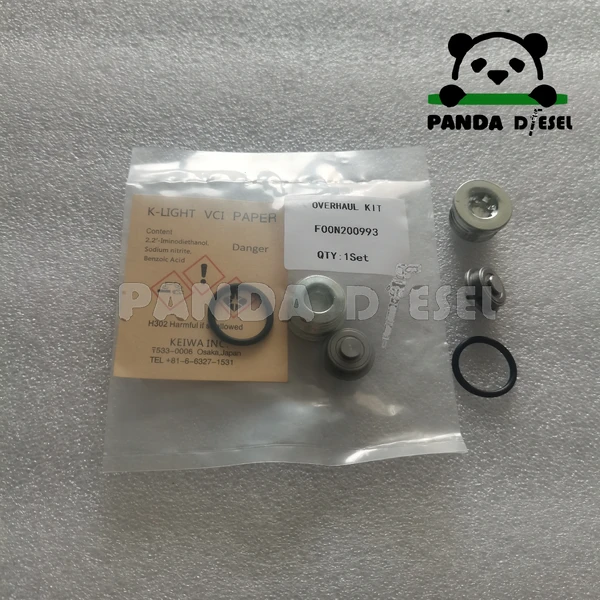 common rail high pressure cp3 fuel pump suction valve overhaul repair kit f00n201244 bosch 5600735594 99478149 f00n200993
