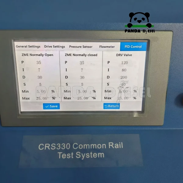 crs330 common rail test system