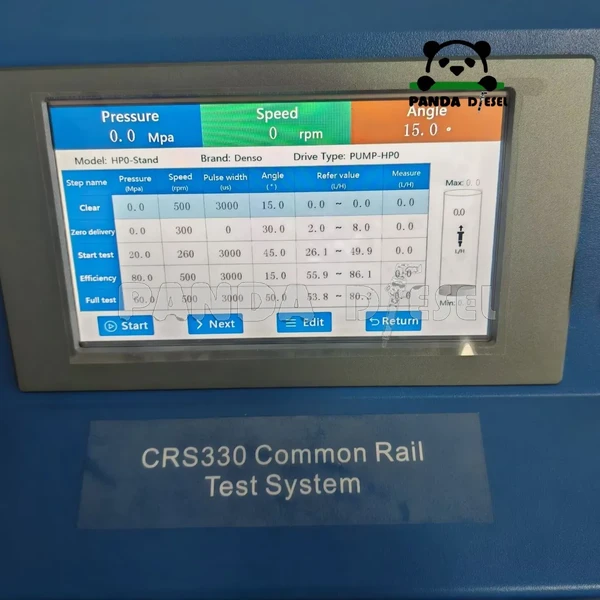 crs330 common rail test system