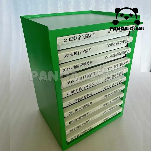 work bench cabinet storage box for diesel common rail shims and injector parts china