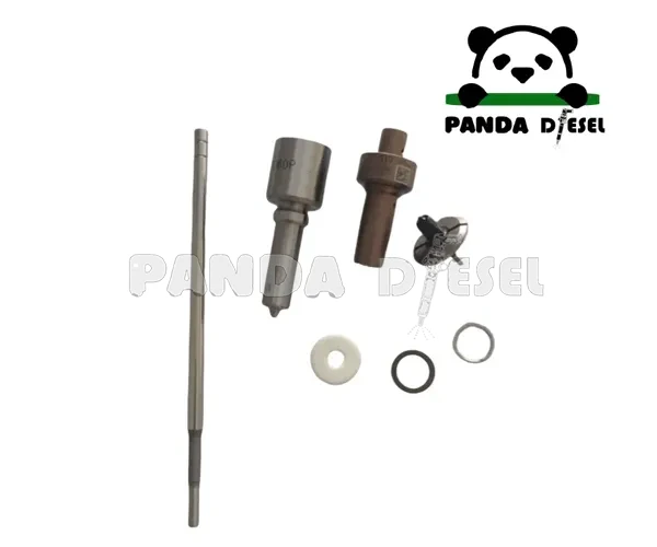 CRI2 Common Rail Injector Overhaul Repair Kit 0445110616 0445110617 0445110480 with Nozzle DLLA160P2176 Control Valve F00VC01503 for BMW