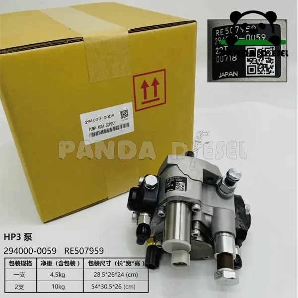 denso hp3 high pressure fuel injection pump 294000 0059 294000 0560 re527528 fits john deere 6045 6068 diesel engine