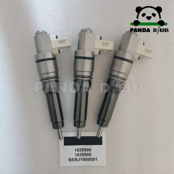 paccar fuel injector 1825900 1829500 bebj1b00001 fits for delphi daf m10 mx13 mx 13 diesel engine