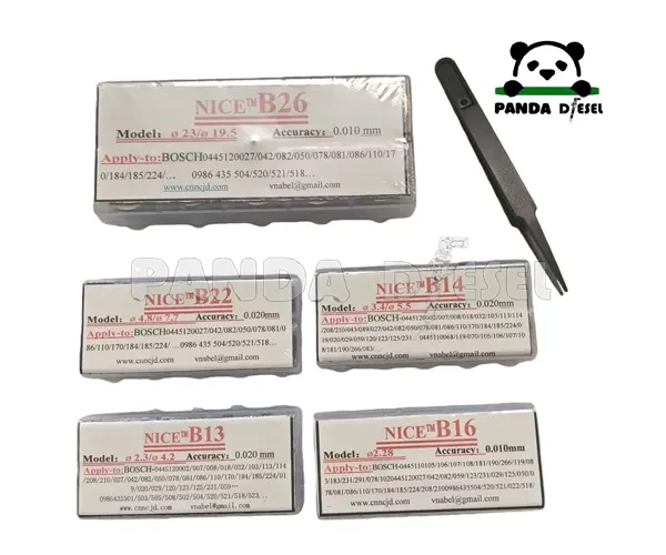 500 PCS 120 Shims B14 B13 B16 B22 B26 Adjusting Gasket Kit for Bosch 120 Common Rail Injector