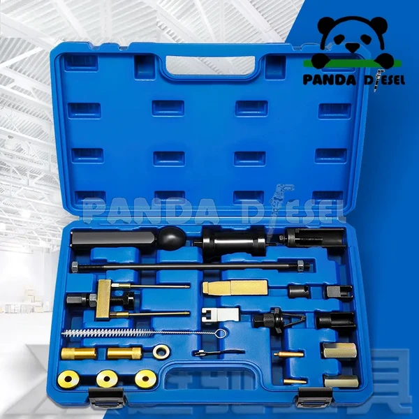 high quality vw audi gasoline diesel dual fuel injectors disassembly tools and puller hammer repair tools set kit