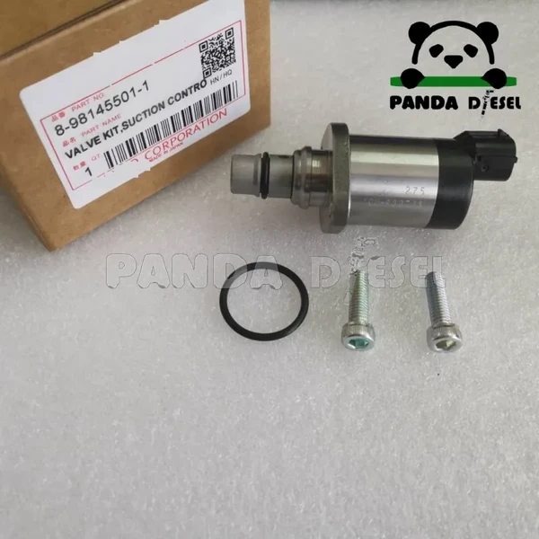 new scv pump suction valve 8 98145501 0 8981455010 for isuzu engine 4hk1 4jj1 hitachi excavator zx200 5a zx140 fits case cx130b factory