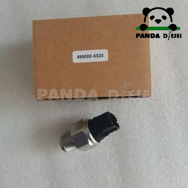 common rail fuel pressure sensor 6 pins 499000-6320 for denso toyota hino j08e ranger 500 diesel engine manufacturer
