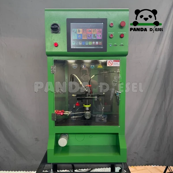 Testing the seal performance of the common rail injector.


