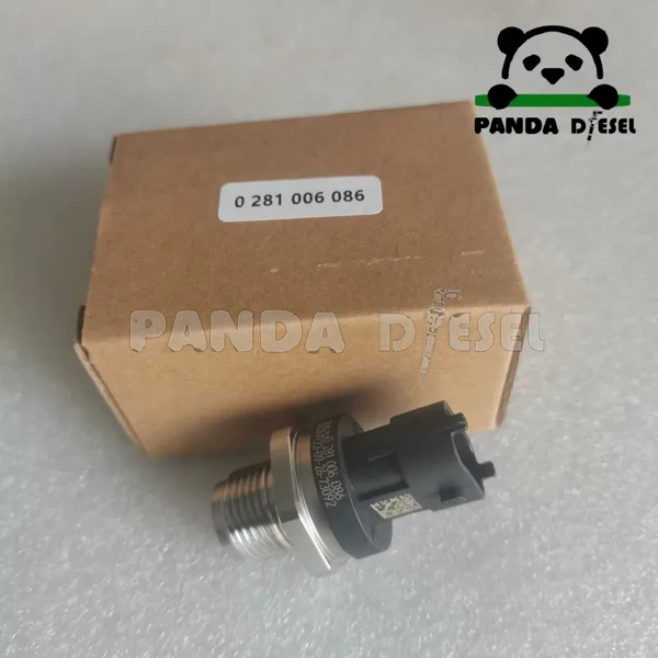 common rail fuel pressure sensor 0281006086 for mitsubishi me229553 ford cargo ecotorq 300 diesel engine factory